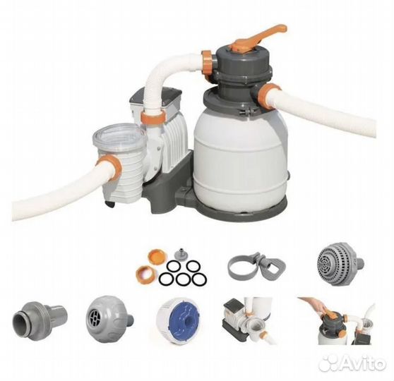 Фильтр-насос песочный для бассейнов Bestway 58497