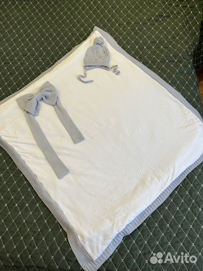 Конверт кокон зимний на выписку