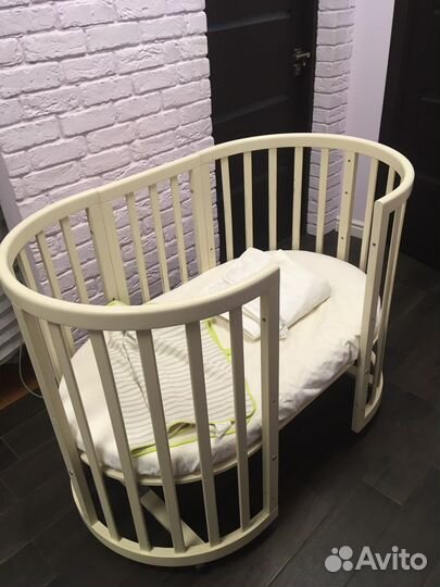 Кроватка трансформер детская EllipseBed