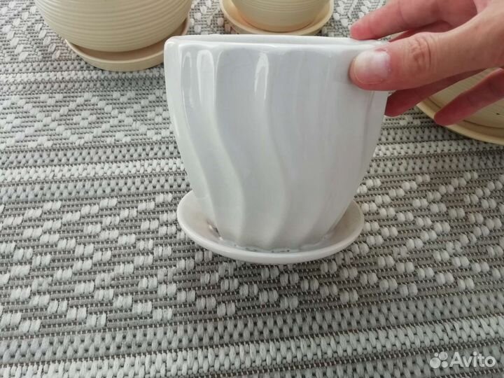 Горшок для цветов керамика