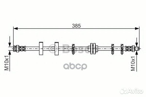 Шланг тормозной 1987476438 Bosch