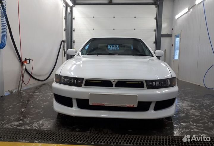 Накладка на передний бампер сток Galant 8