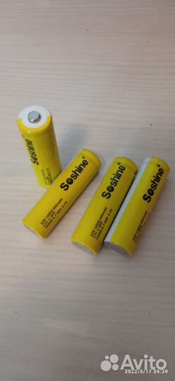 LiIon Аккумуляторы Soshine 14500 AA