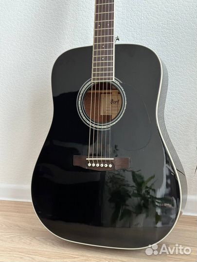 Акустическая гитара cort earth 100 bk