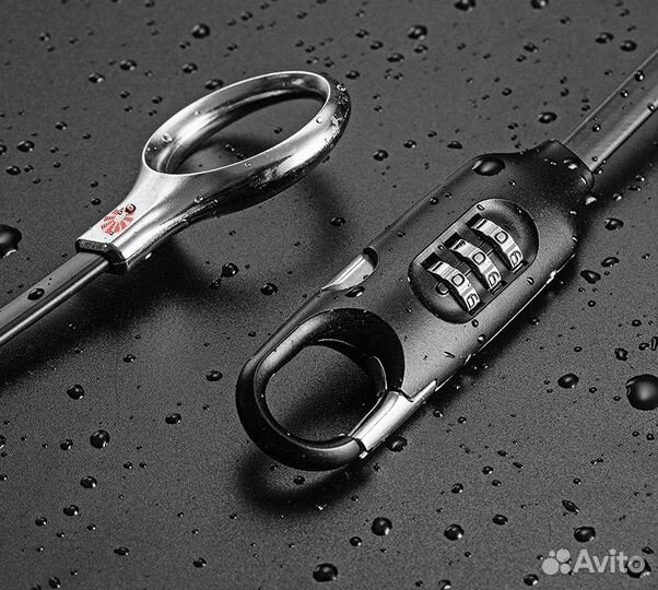 Компактный противоугонный трос cateye classic mult