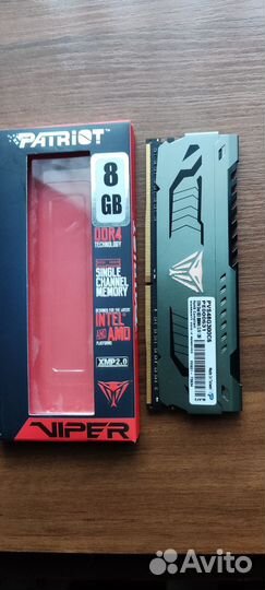 Оперативная память patriot viper 8gb, 3000 Мгц