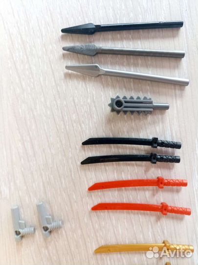 Lego аксессуары оружие лего