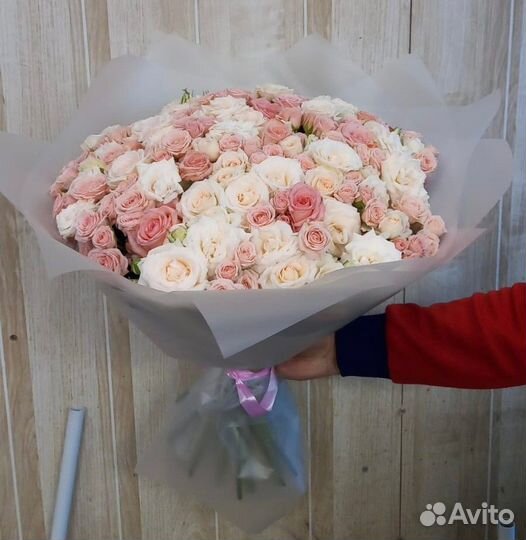 Букеты Цветы Роза 51 101