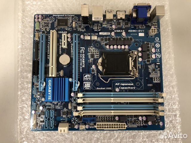 Материнская плата gigabyte GA-H77M-D3H купить в Москве | Электроника ...