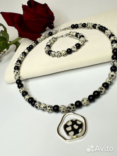 Комплект из натуральных камней