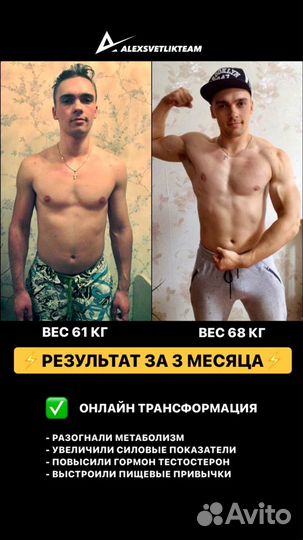 Персональный фитнес тренер онлайн, диетолог