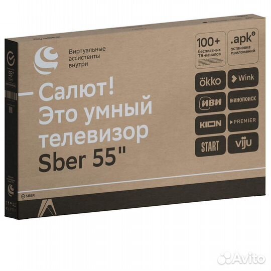 Телевизор Sber 55' SDX-55U4010B