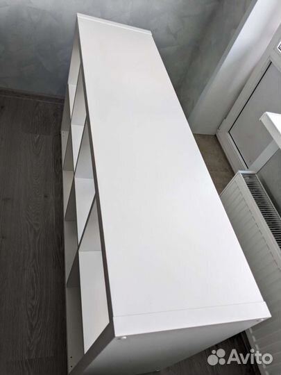 Стеллаж IKEA каллакс 8 ячеек белый