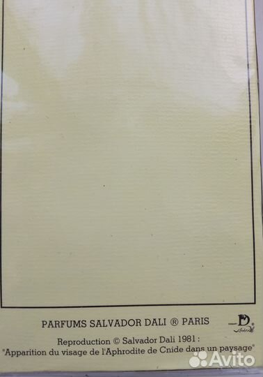 Salvador dali духи Белые губы Франция оригинал