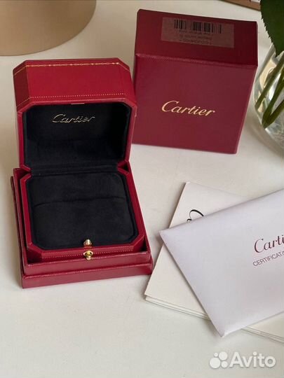 Коробка для кольца Cartier с документами