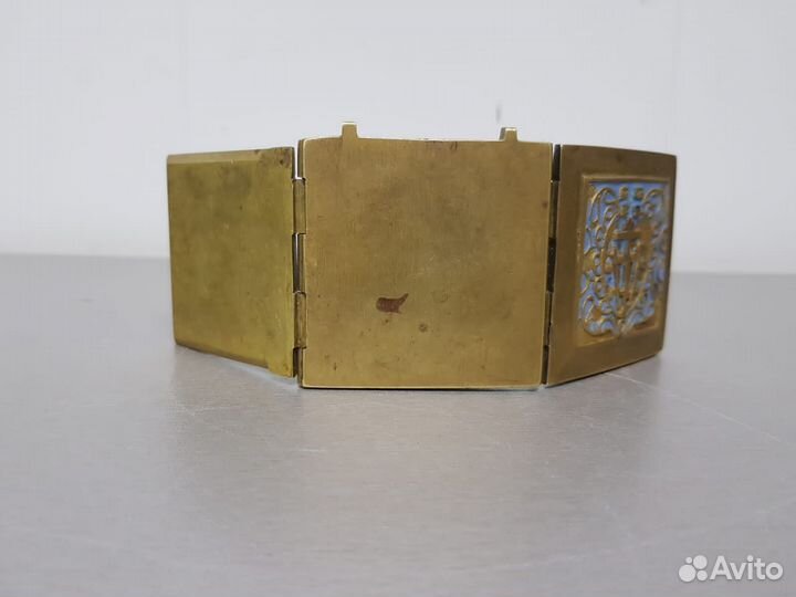 Складень 19 века 3 эмали