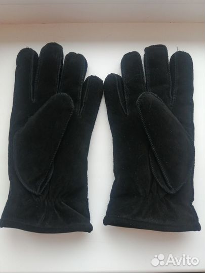 Перчатки мужские замшевые