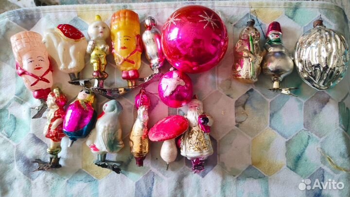 Елочные игрушки СССР