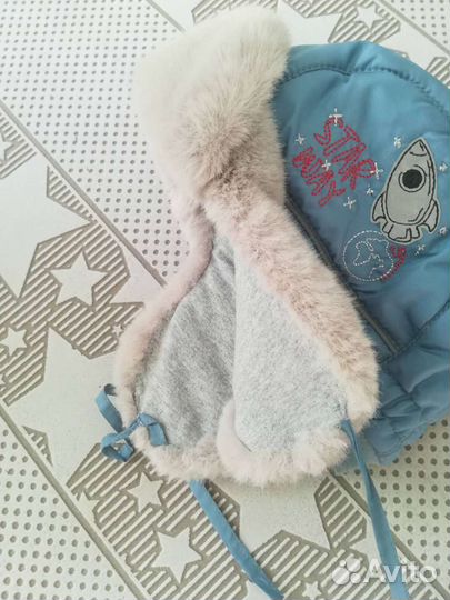 Шапка для мальчика зимняя