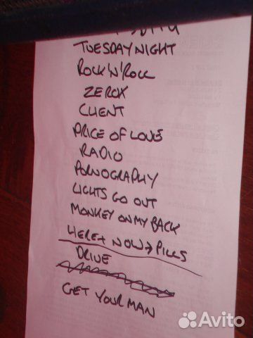 Автографы группы Client (UK) 21.11.2008 спб