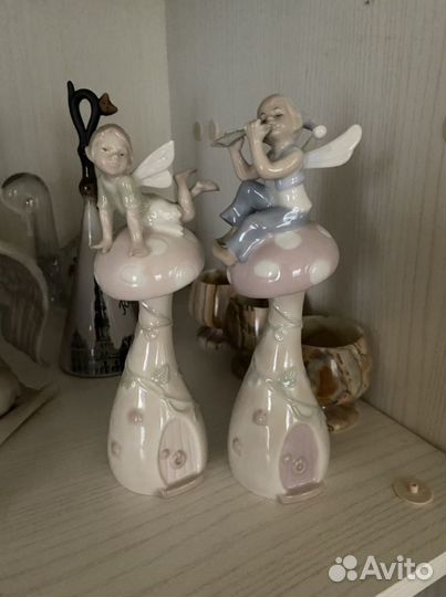 Статуэтки колокольчики фарфор Pavone