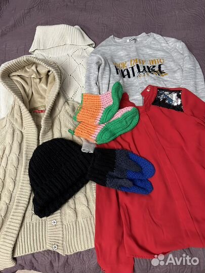 Пакет теплых женских вещей, вещи пакет