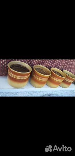 Горшки цветочные керамика