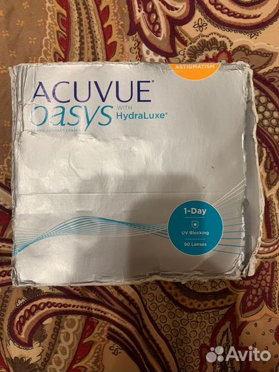 Контактные линзы acuvue oasys 1 day