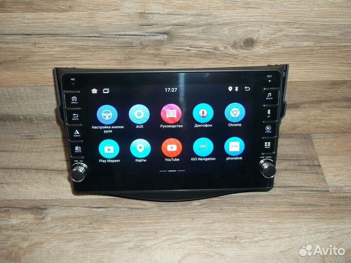 Магнитола Toyota RAV4 с физическими кнопками