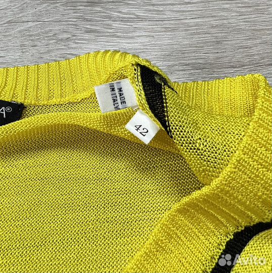 Dolce Gabbana женский жёлтый джемпер из вискозы