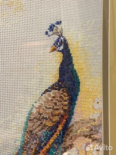 Картина вышитая крестом ручная работа