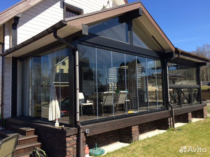 Безрамное остекление