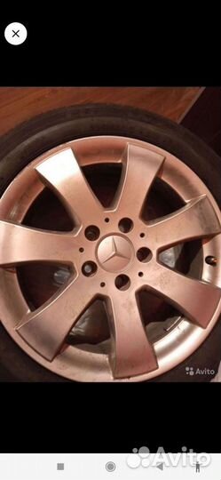 Литые диски r16 с шинами на mercedes