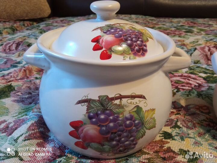 Кастрюля керамическая