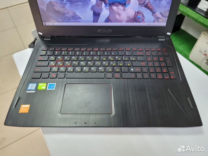 Игровой ноутбук asus i7-6700HQ GTX 1060 3GB