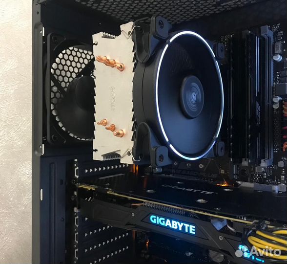 Игровой компьютер Core i3-8100, GTX1070Ti 8gb, 16G