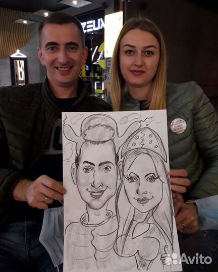 Художник-шаржист на праздник,портреты,шаржи по фот