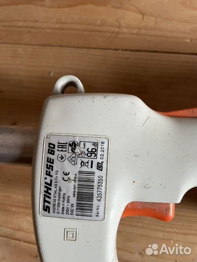 Триммер/электрокоса stihl FSE 60