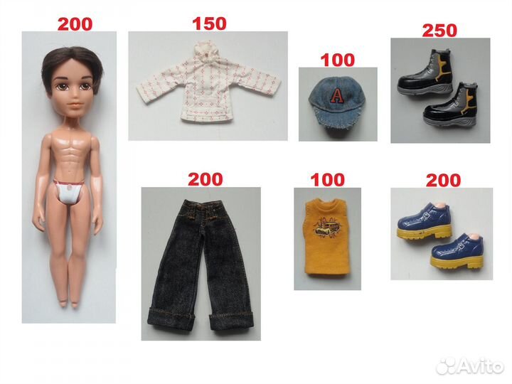 Куклы Bratz, обувь, одежда, аксессуары