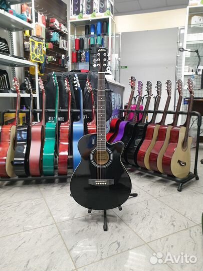 Гитара Elitaro 41 Чёрный глянец
