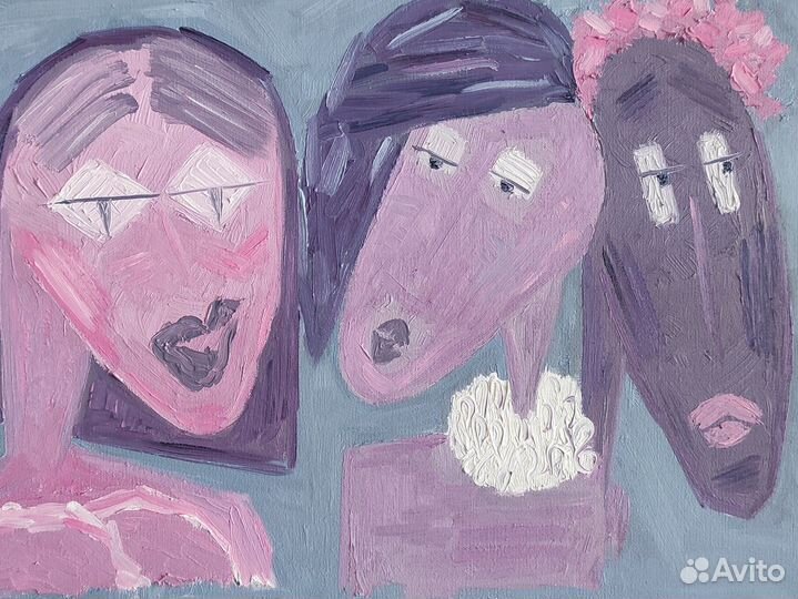 Картина маслом на холсте 