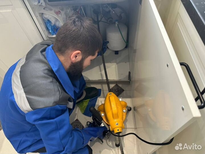 Устранение засоров прочистка канализации