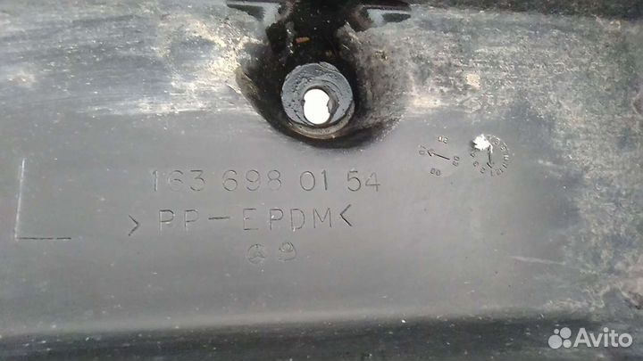 Защита рамы Mercedes ml w163