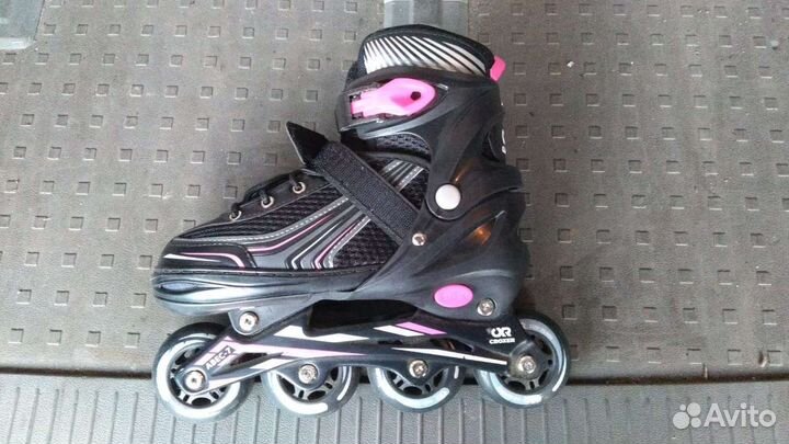 Ролики 3в1 Croxer Optima Black/Pink 35-38