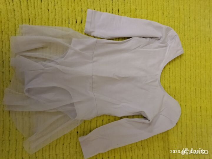 Купальник гимнастический с юбкой