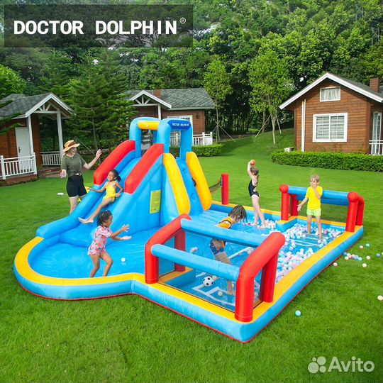 Надувной батут. водная горка.Бассейн.водный центр
