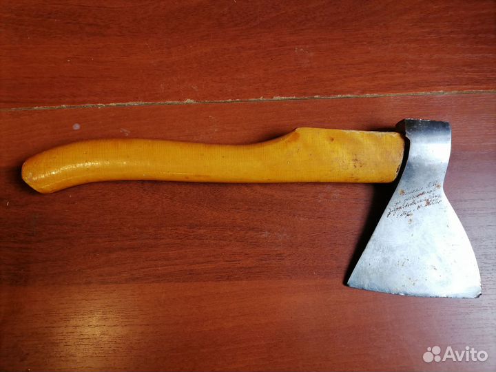 Топор хромированный с гравировкой