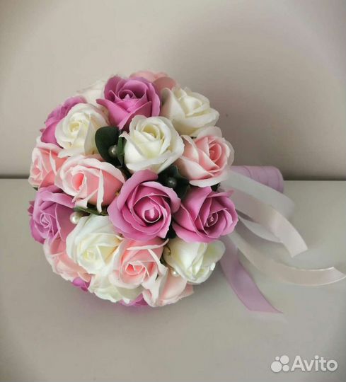 Букет для невесты дублёр бутоньерка