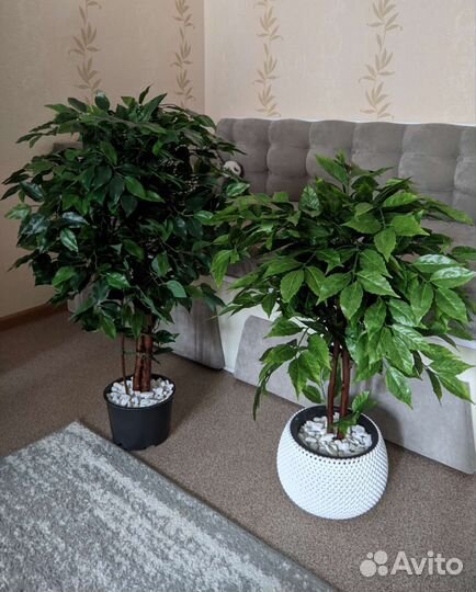 Искусственные деревья, цветы, растения