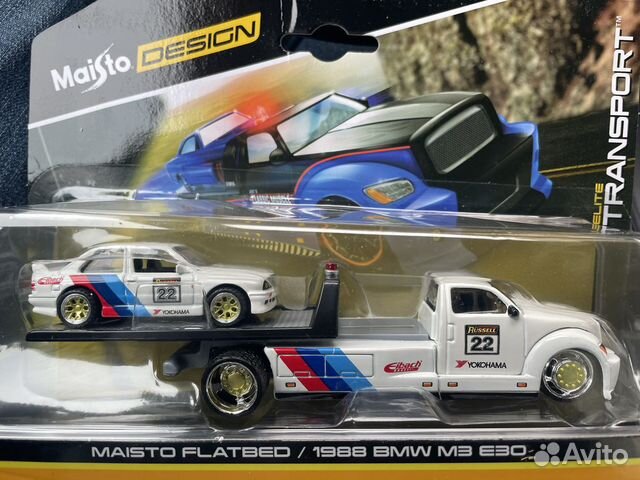 Maisto Design 1:64 Elite Transport Bmw M3 E30